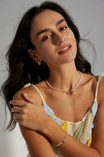 Load image into Gallery viewer, Zircon Pearl Necklace  D0523