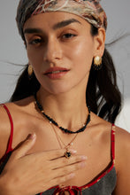 Load image into Gallery viewer, Black Agate Necklace D0538