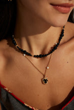 Load image into Gallery viewer, Black Agate Necklace D0538