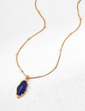 Load image into Gallery viewer, Vintage Natural Lapis Lazuli Necklace D0562