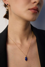 Load image into Gallery viewer, Vintage Natural Lapis Lazuli Necklace D0562