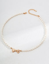 Load image into Gallery viewer, Vintage Natural Pearl Butterfly Necklace D0580