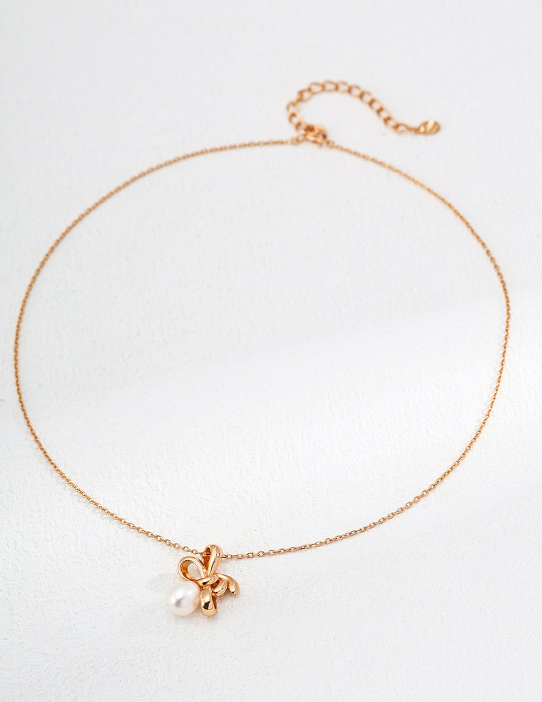 Natural Pearl Designer Pendant Necklace D0596