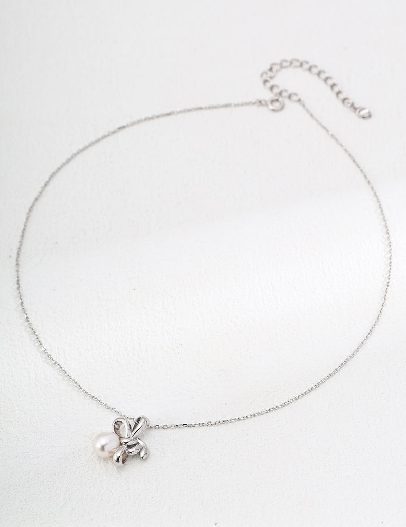 Natural Pearl Designer Pendant Necklace D0596