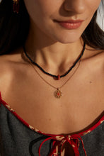 Load image into Gallery viewer, Vintage Red Zircon Necklace D0561