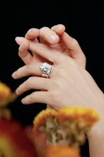 Load image into Gallery viewer, Sterling Silver Concave Rings J0068