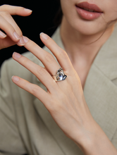 Load image into Gallery viewer, Sterling Silver Concave Rings J0068