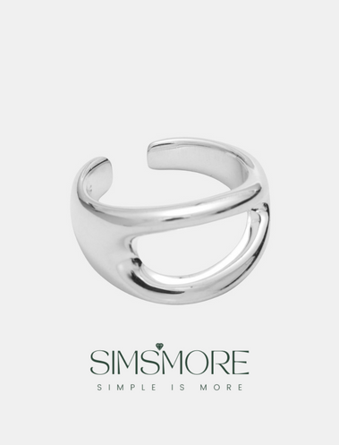 Silver Open Adjustable Ring J0079-1