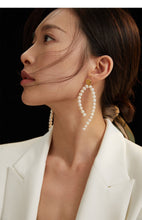 Load image into Gallery viewer, Long Natural Pearl Earrings (single) E0701