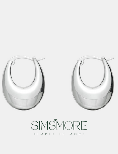 Simple Sterling Silver Earrings E0753-1