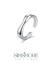Load image into Gallery viewer, Sterling Silver Dainty Ring J0062