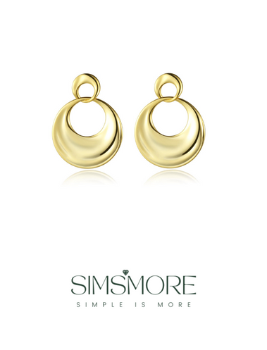 Sterling Silver Geometric Earrings E0659