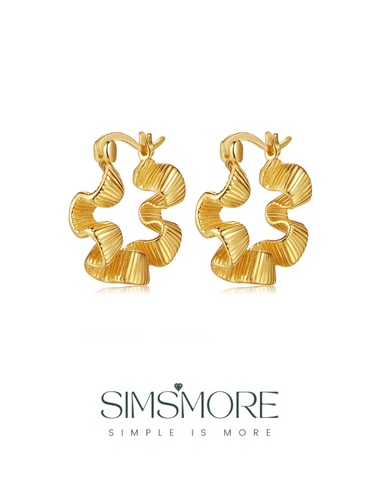 Sterling Silver Wreath Earrings E0723