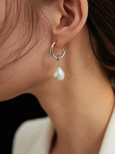 Load image into Gallery viewer, Baroque Pearl Earrings with 2 Wearing Ways E0696