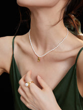 Load image into Gallery viewer, Freshwater Pearl Chain Necklace D0217