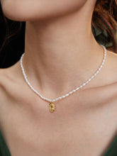 Load image into Gallery viewer, Freshwater Pearl Chain Necklace D0217
