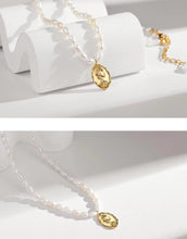 Load image into Gallery viewer, Freshwater Pearl Chain Necklace D0217