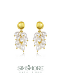 Grape Natural Pearl Earrings E0618