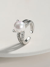 Load image into Gallery viewer, J0056Shell Pearl Adjustable Open Ring J0056