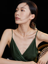 Load image into Gallery viewer, Layered Curb Link Chain Necklace D0205