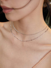 Load image into Gallery viewer, Layered Curb Link Chain Necklace D0205