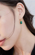 Load image into Gallery viewer, Malachite Earrings E0522