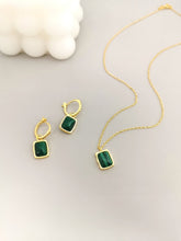 Load image into Gallery viewer, Malachite Earrings E0522