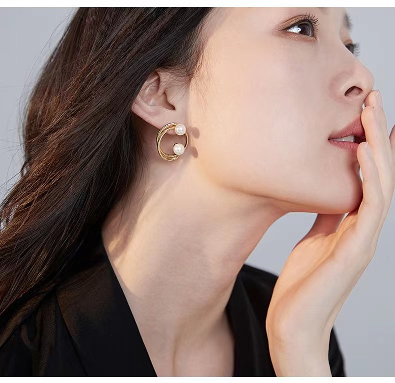 Minimalist French Vintage Earrings E0490