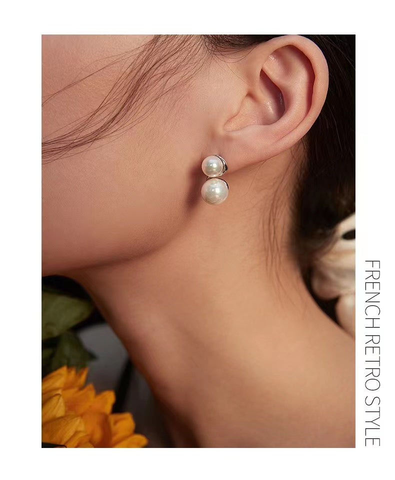 ピアス STONEHENgE Edge 14k pearl earrings Single Stud Earrings Pearls in 14K Gold | Sugar et Cie