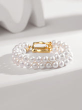Load image into Gallery viewer, Pearl Double Bracelet SL0060