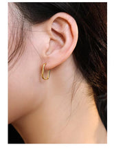 Load image into Gallery viewer, Red Oil-drop Glaze Earrings E0610