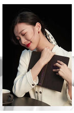Load image into Gallery viewer, Red Oil-drop Glaze Earrings E0677
