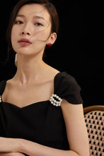 Load image into Gallery viewer, Red Oil-drop Glaze Earrings E0799