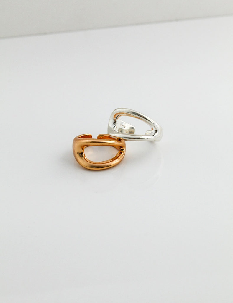 Silver Open Adjustable Ring J0079-1