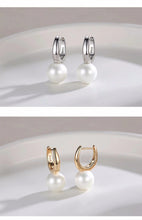 Load image into Gallery viewer, Simple Shell Pearls Earrings E0670