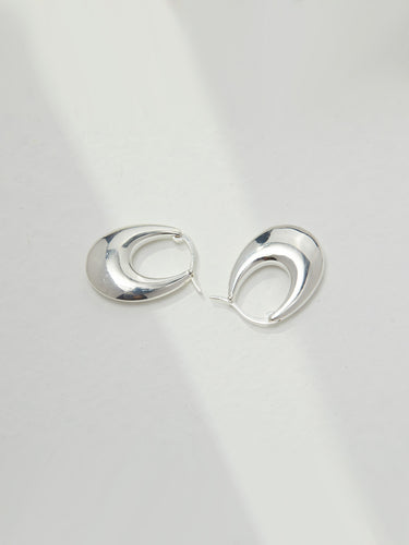 Simple Sterling Silver Earrings E0753-1