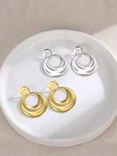 Load image into Gallery viewer, Sterling Silver Geometric Earrings E0659