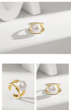 Load image into Gallery viewer, Sterling Silver Pearl Ear Cuffs（Single）E0728