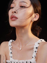 Load image into Gallery viewer, Sunflower Natural Pearl Earrings E0646
