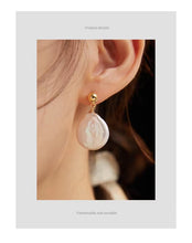 Load image into Gallery viewer, Baroque Natural Pearls Stud Earrings E0697